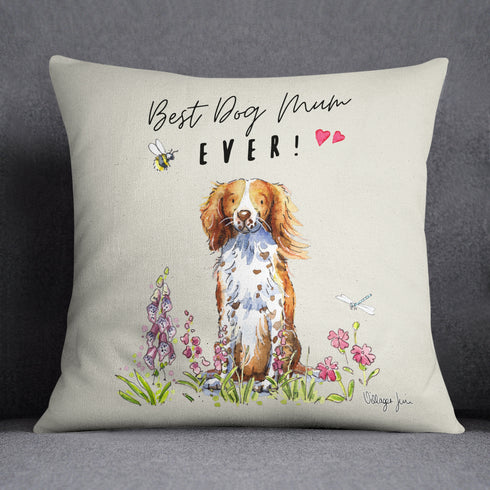 Best Dog Mum Sprocker Cushion